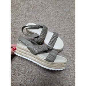 Dolce Vita Mizza Alpargata‎ wedge sandals, OLIVA STELLA, size 7